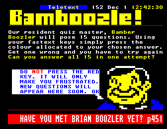 Teletext 1996 Page 451 Bamboozle