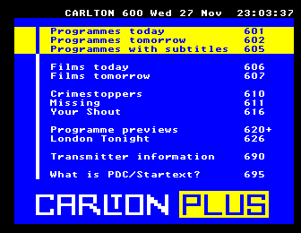 Carlton Plus Index