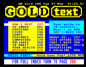 UK Gold Text